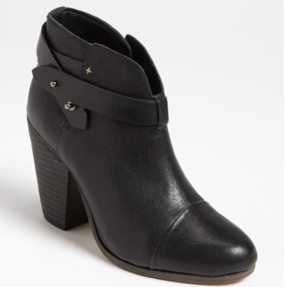 Rag & Bone Harrow Bootie Black Leather